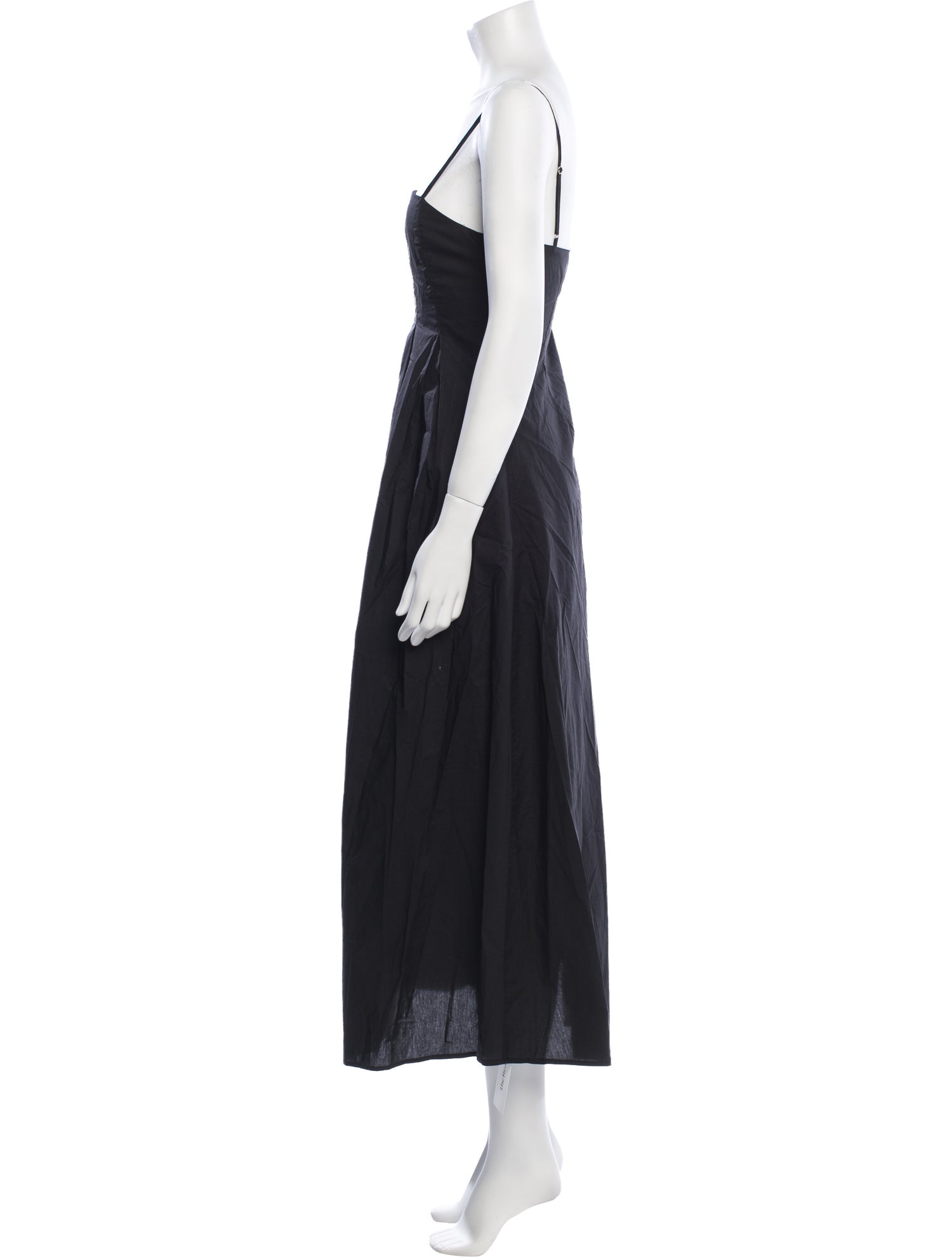 BIRD & KNOLL Square Neckline Long Dress