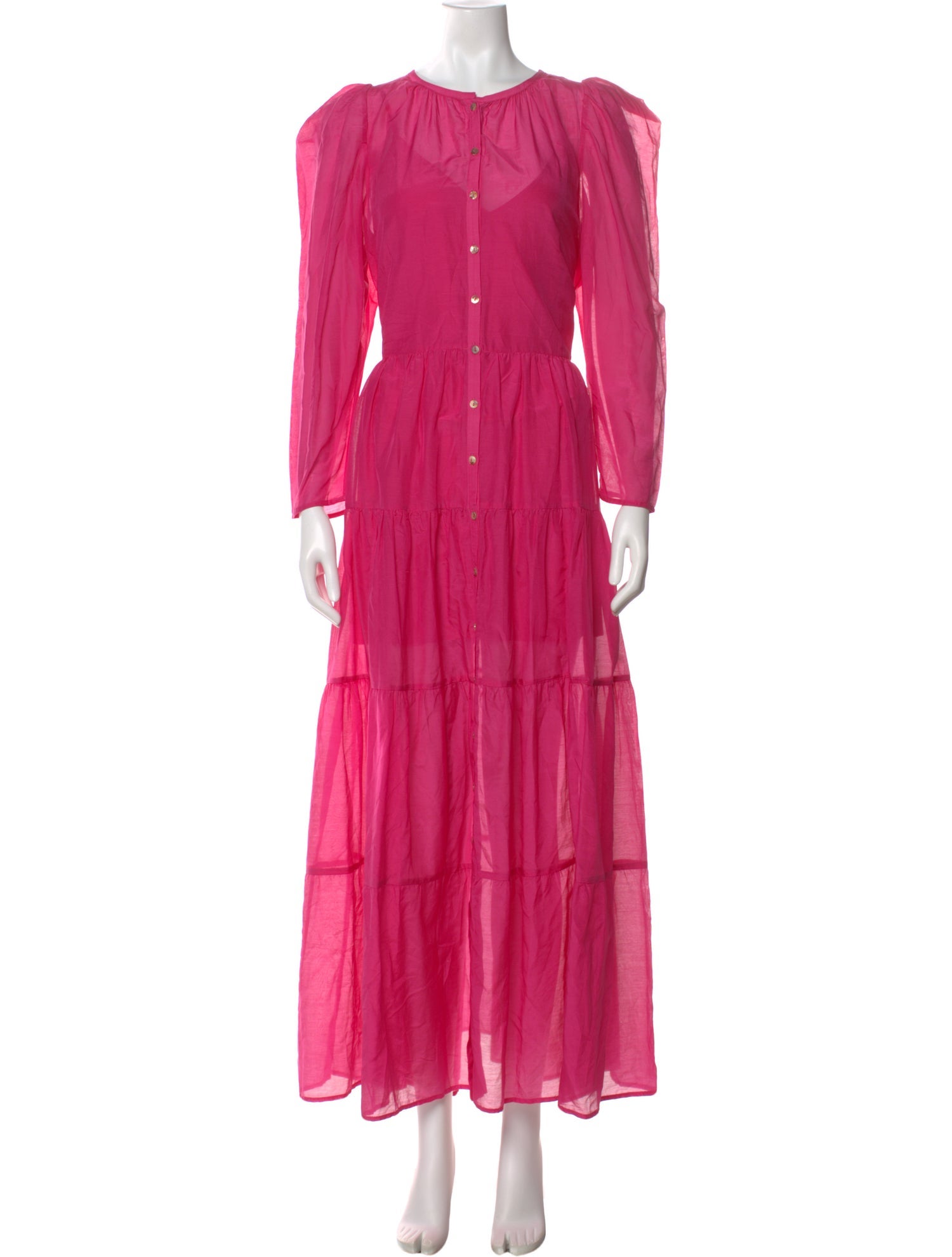 BIRD & KNOLL Crew Neck Mini Dress