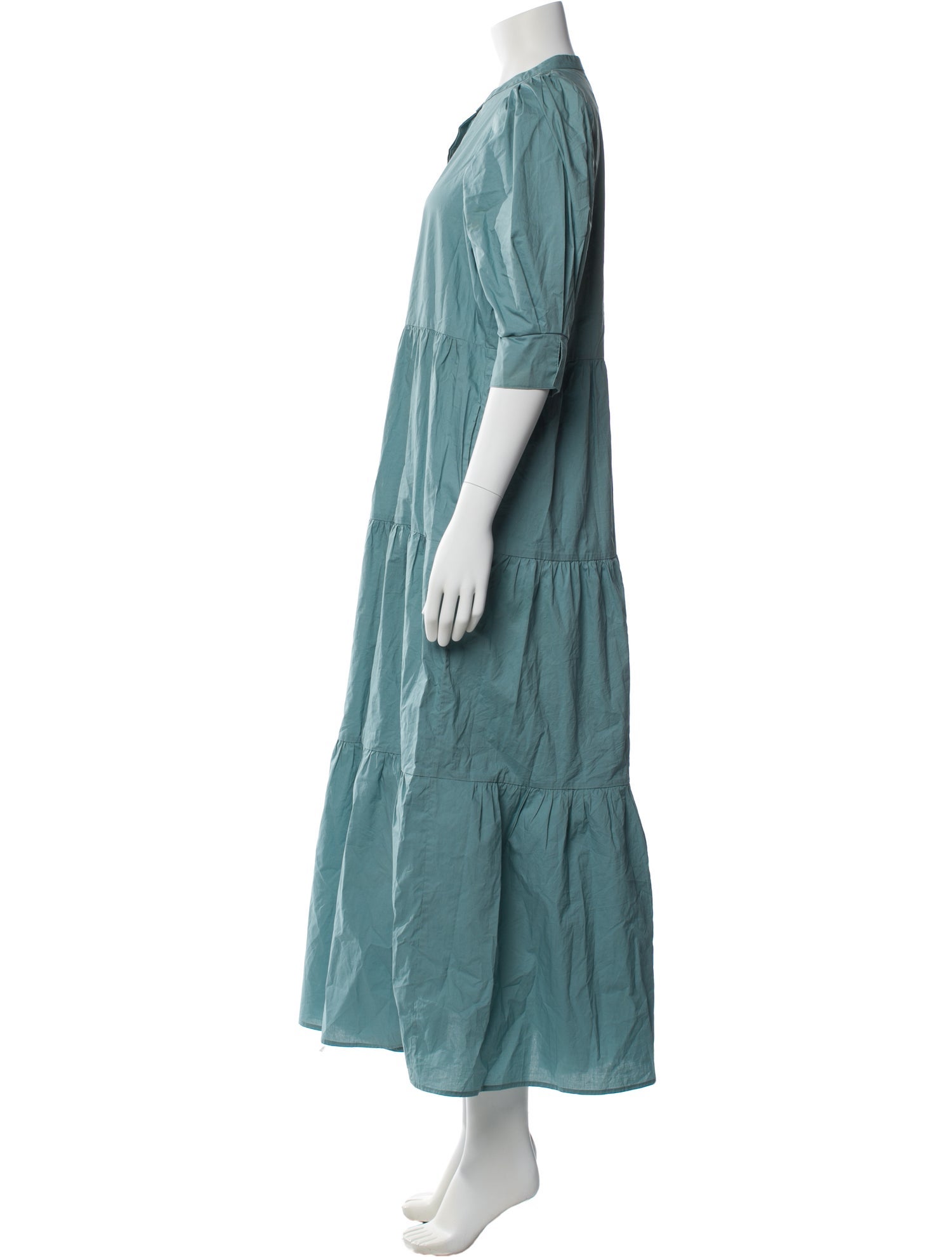 BIRD & KNOLL Crew Neck Long Dress