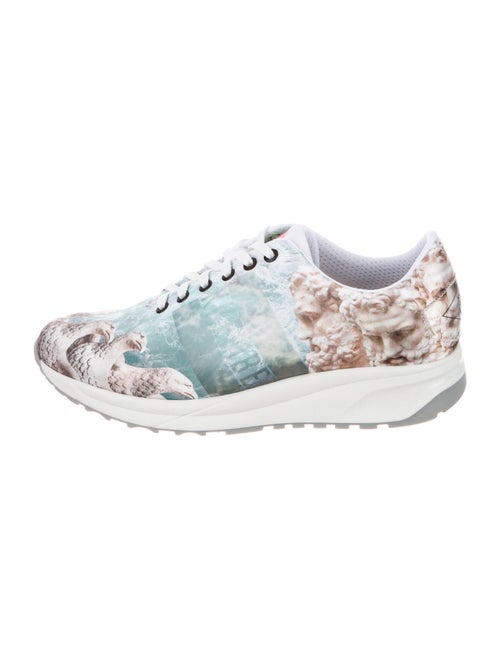 Dirk Bikkembergs Printed Sneakers Blue