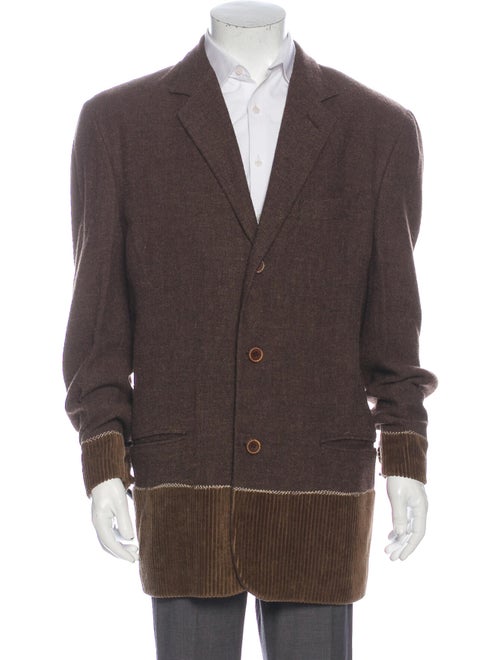 Dirk Bikkembergs Colorblock Pattern Sport Coat Bro