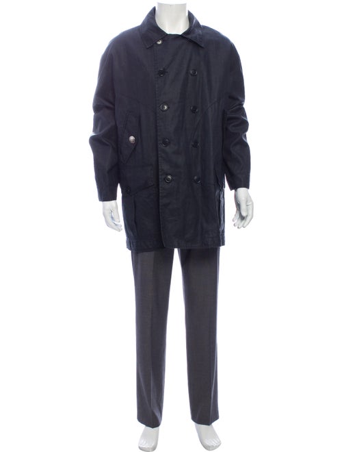 Dirk Bikkembergs Linen Jacket Blue