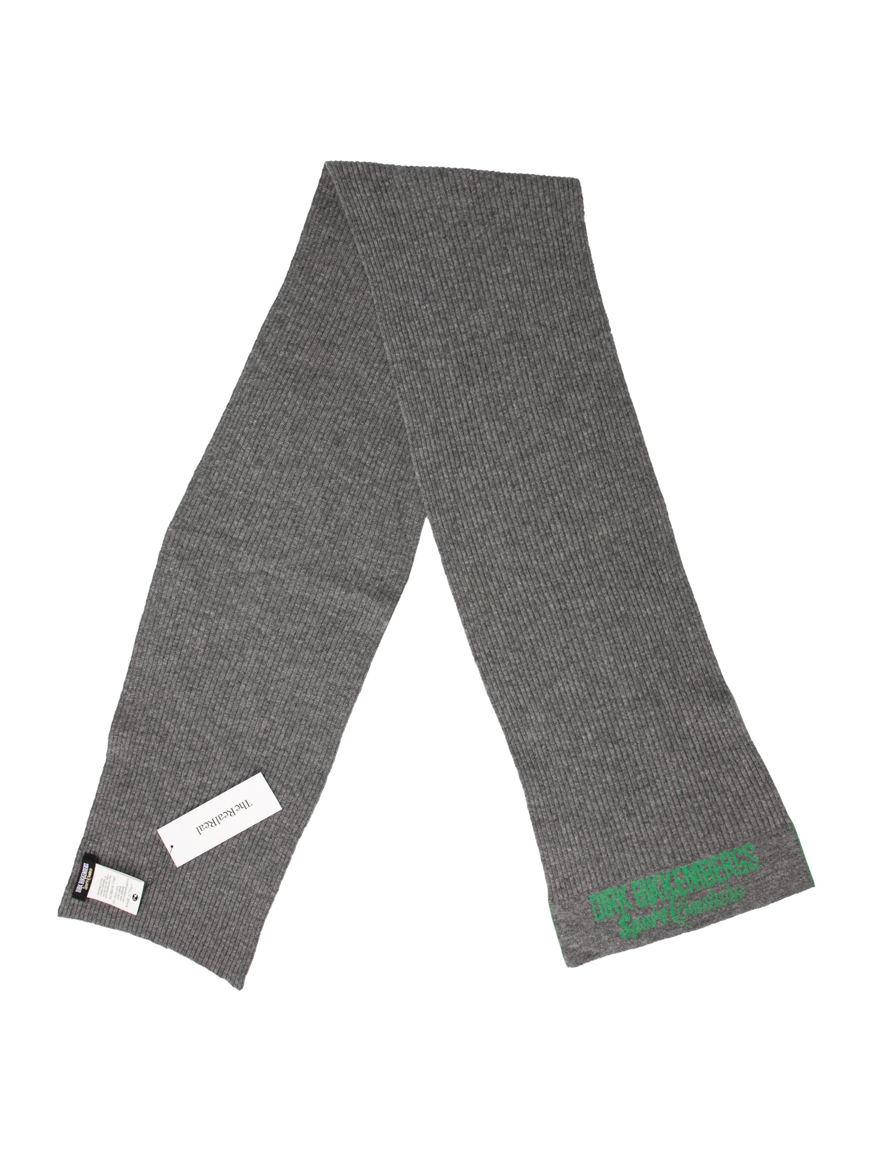 Dirk Bikkembergs Wool Printed Scarf