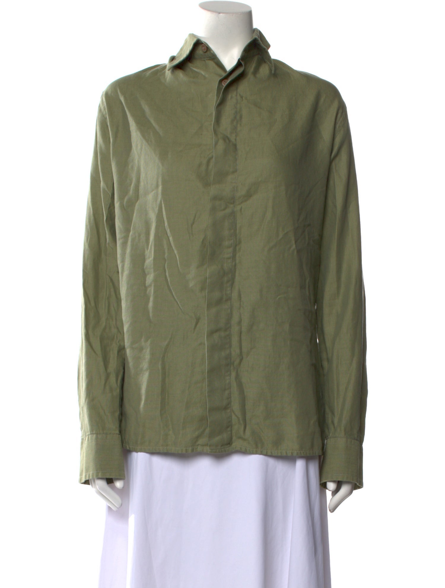 Dirk Bikkembergs Long Sleeve Button-Up Top