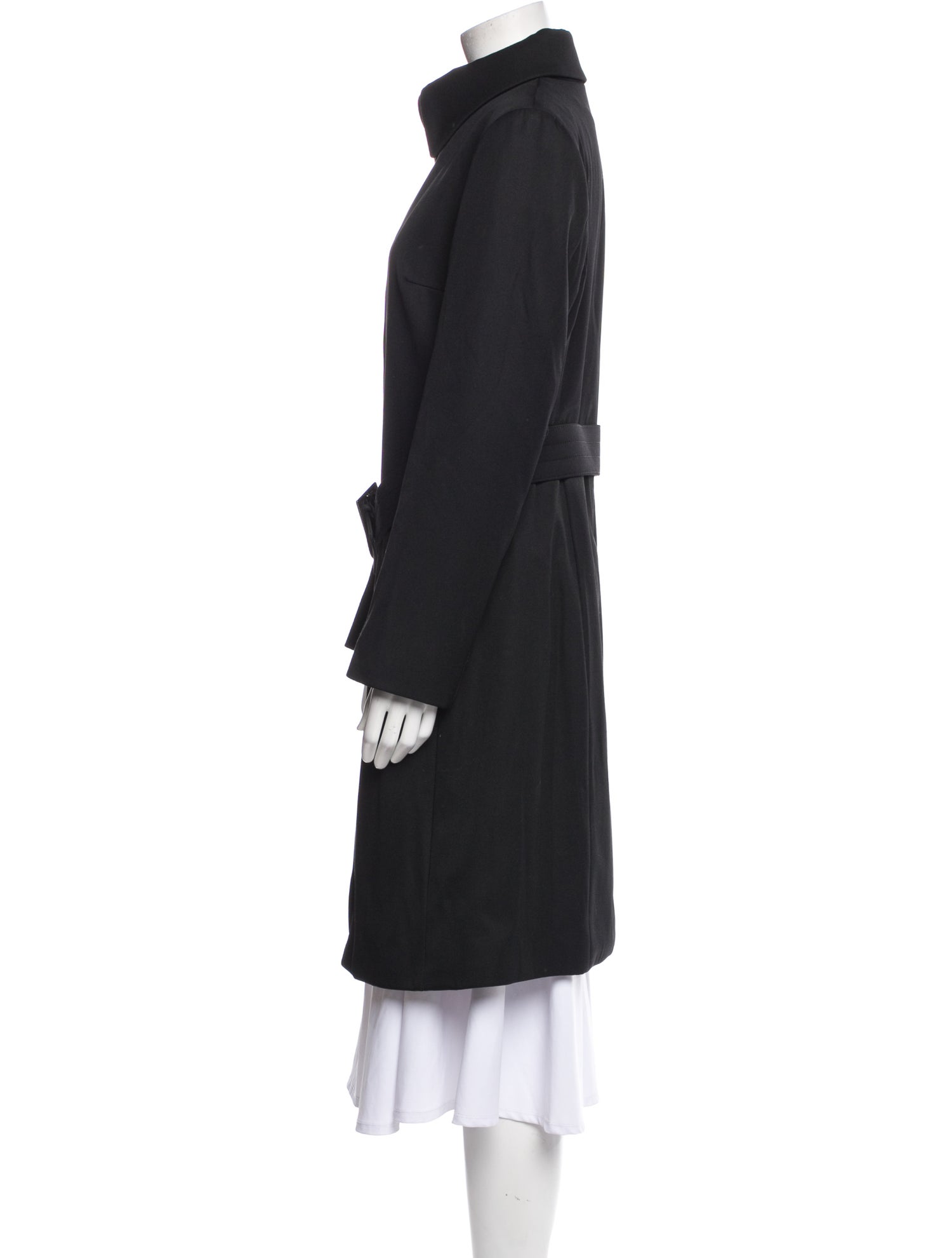 Dirk Bikkembergs Wool Trench Coat