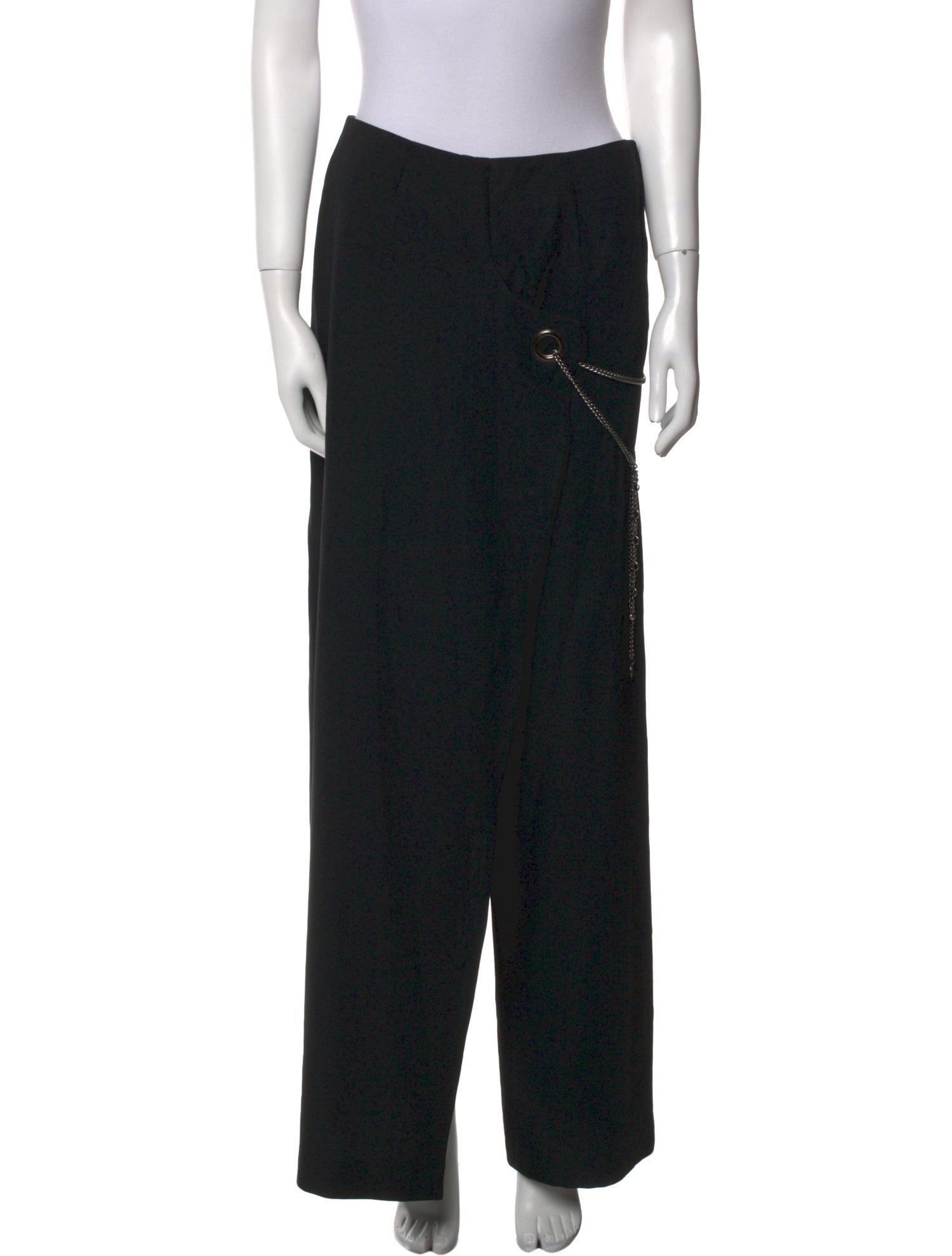 Dirk Bikkembergs Wool Wide Leg Pants