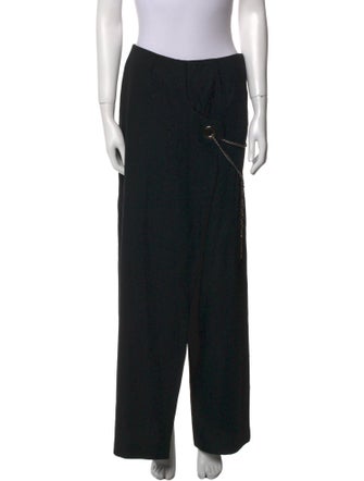 Dirk Bikkembergs Wool Wide Leg Pants