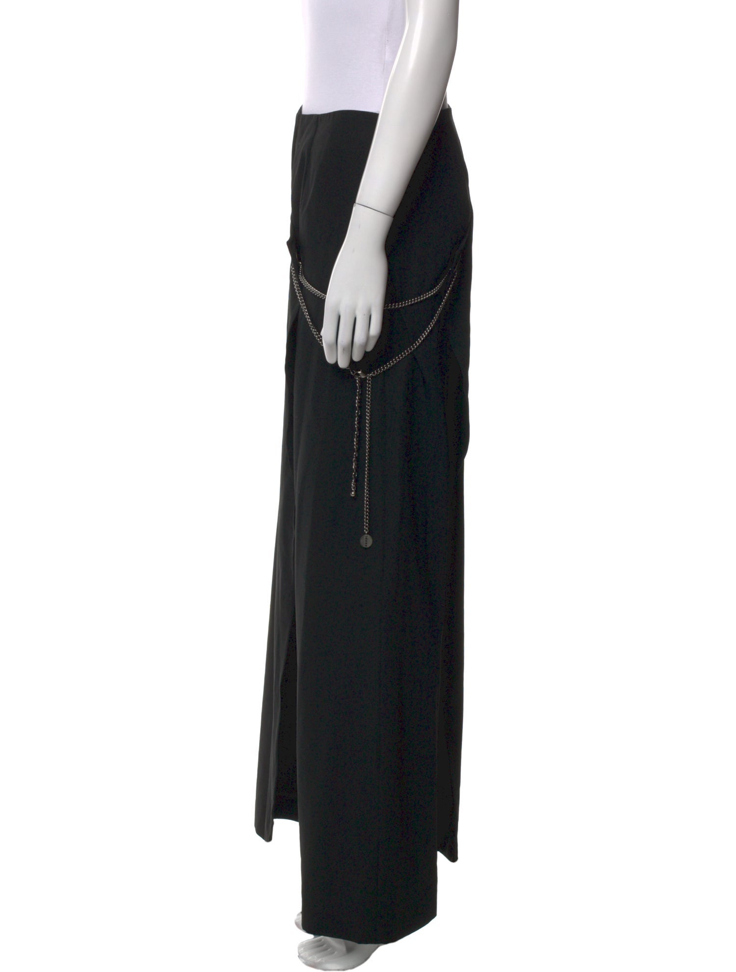 Dirk Bikkembergs Wool Wide Leg Pants