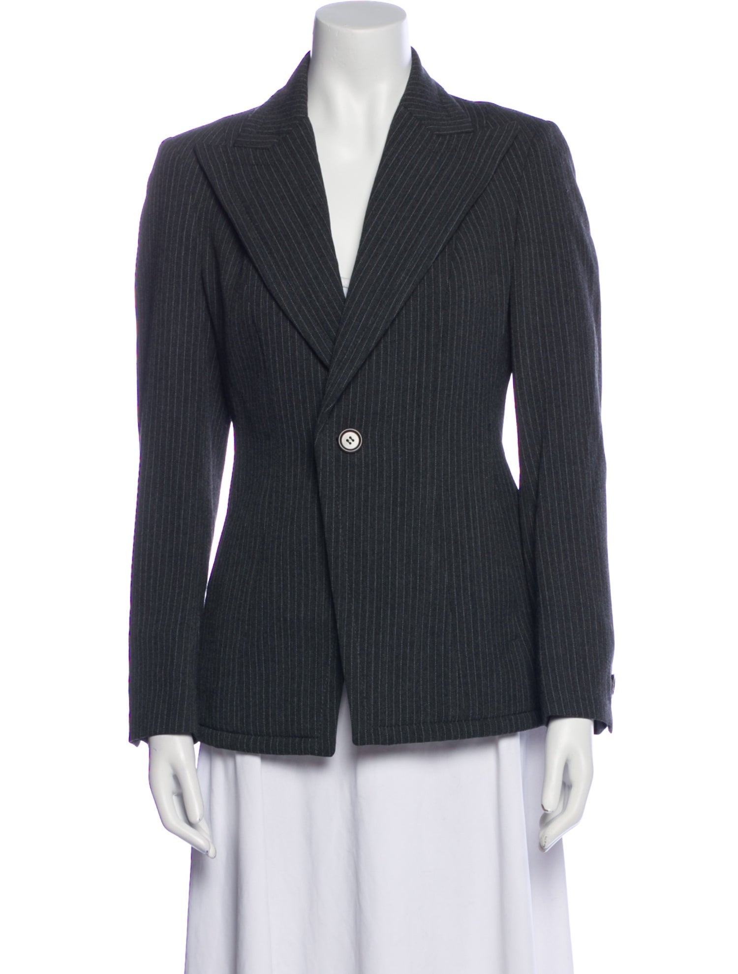 Dirk Bikkembergs Wool Striped Blazer