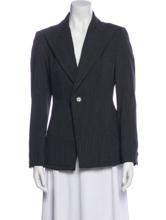 Dirk Bikkembergs Wool Striped Blazer