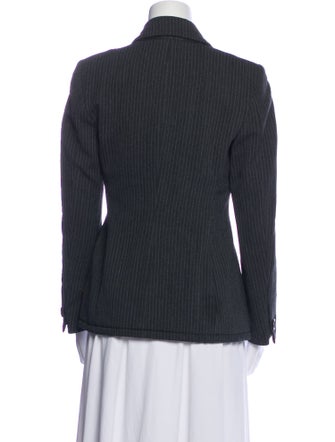 Dirk Bikkembergs Wool Striped Blazer