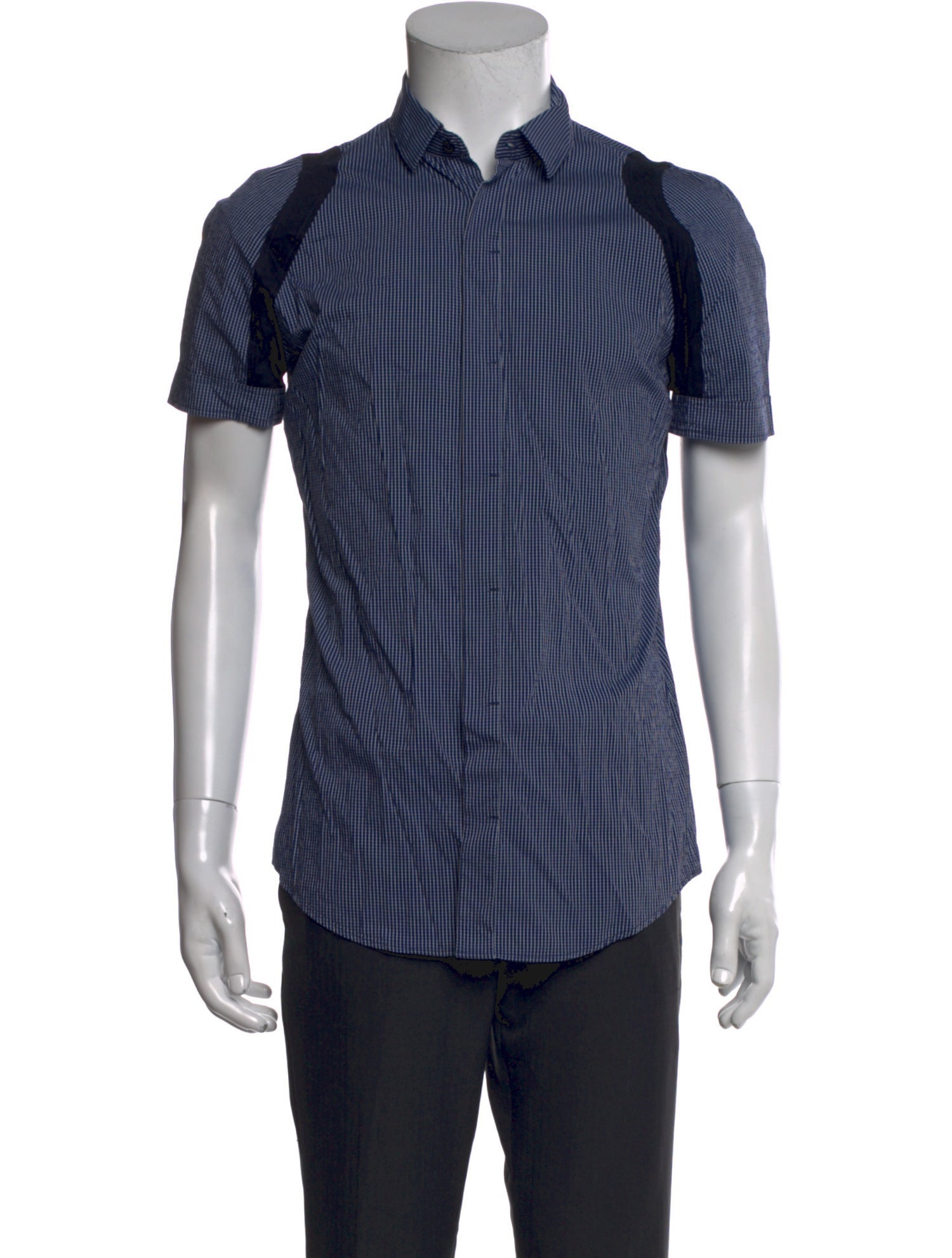 Dirk Bikkembergs Striped Short Sleeve Shirt