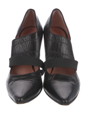 Dirk Bikkembergs Vintage Leather D'Orsay Pumps
