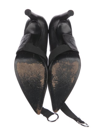 Dirk Bikkembergs Vintage Leather D'Orsay Pumps