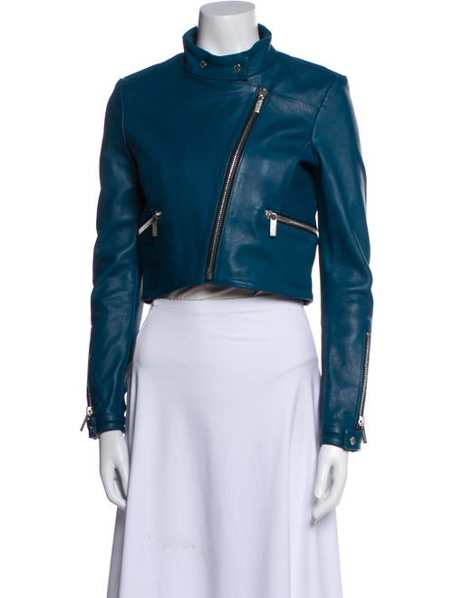 Dirk Bikkembergs Leather Biker Jacket