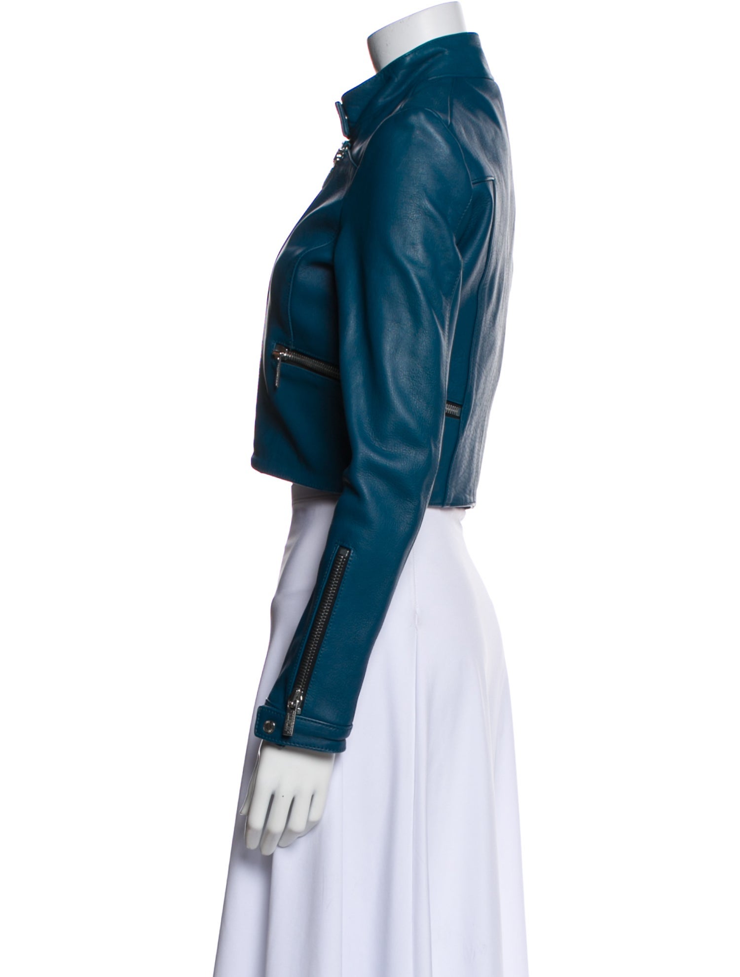 Dirk Bikkembergs Leather Biker Jacket