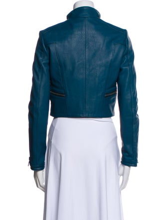 Dirk Bikkembergs Leather Biker Jacket