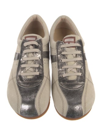 Tatami by Birkenstock Suede Colorblock Pattern Sneakers