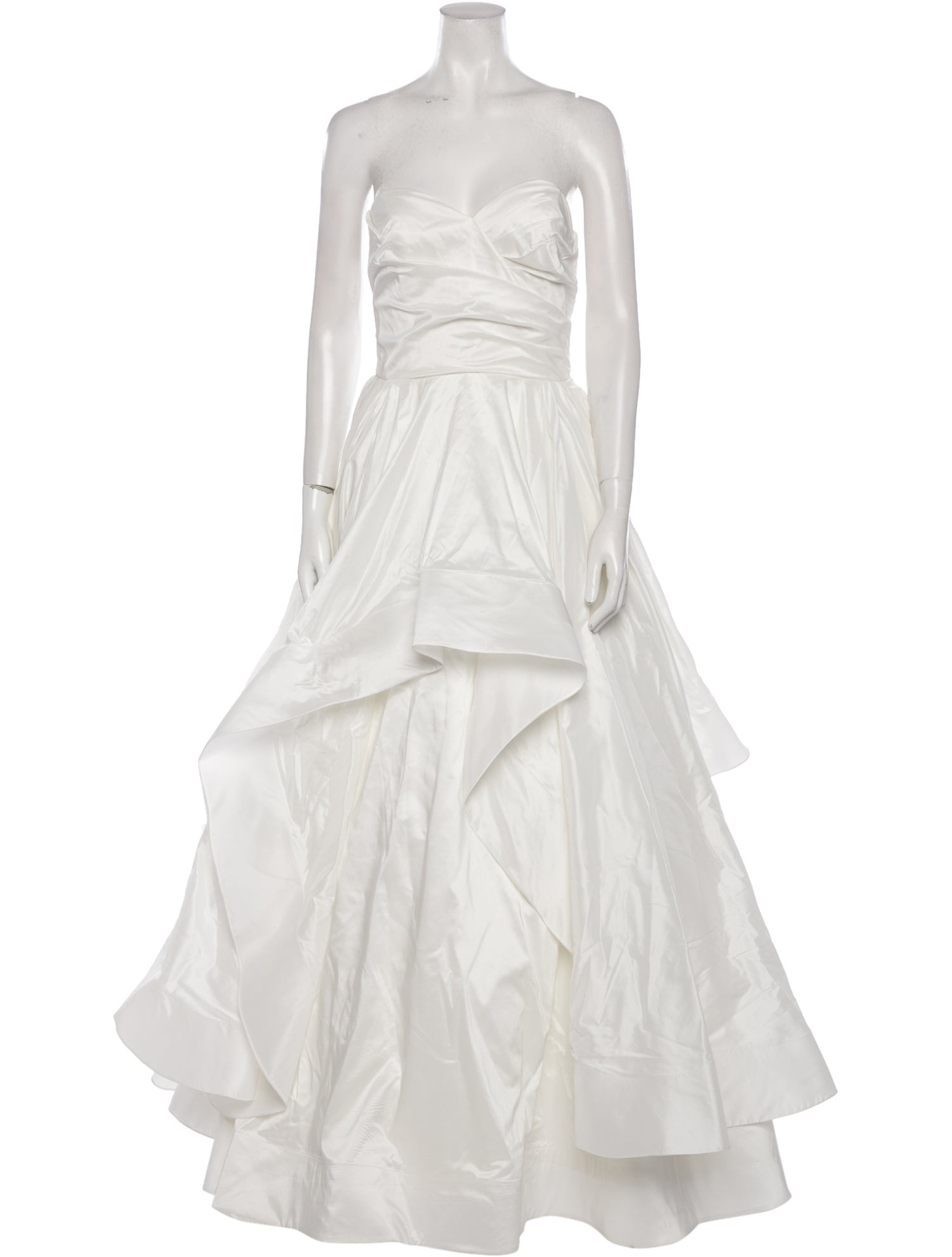 Blush by Hayley Paige Strapless Long Dress