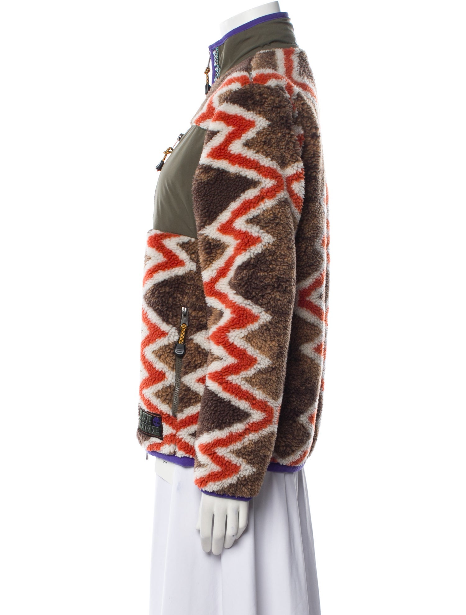 Bee Line by Billionaire Boys Club Printed Faux Fur Jacket