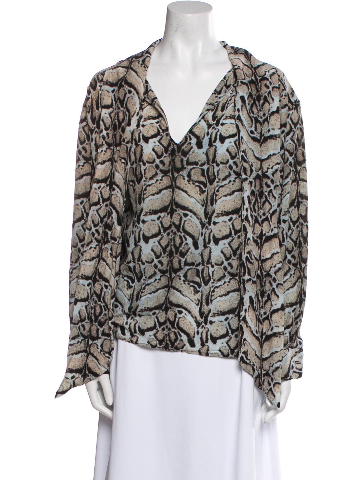 Baacal Silk Printed Blouse