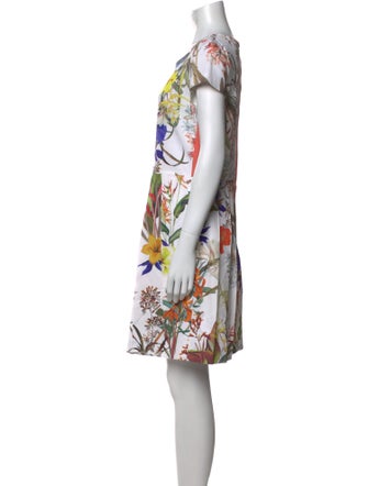 Blue Les Copains Silk Mini Dress