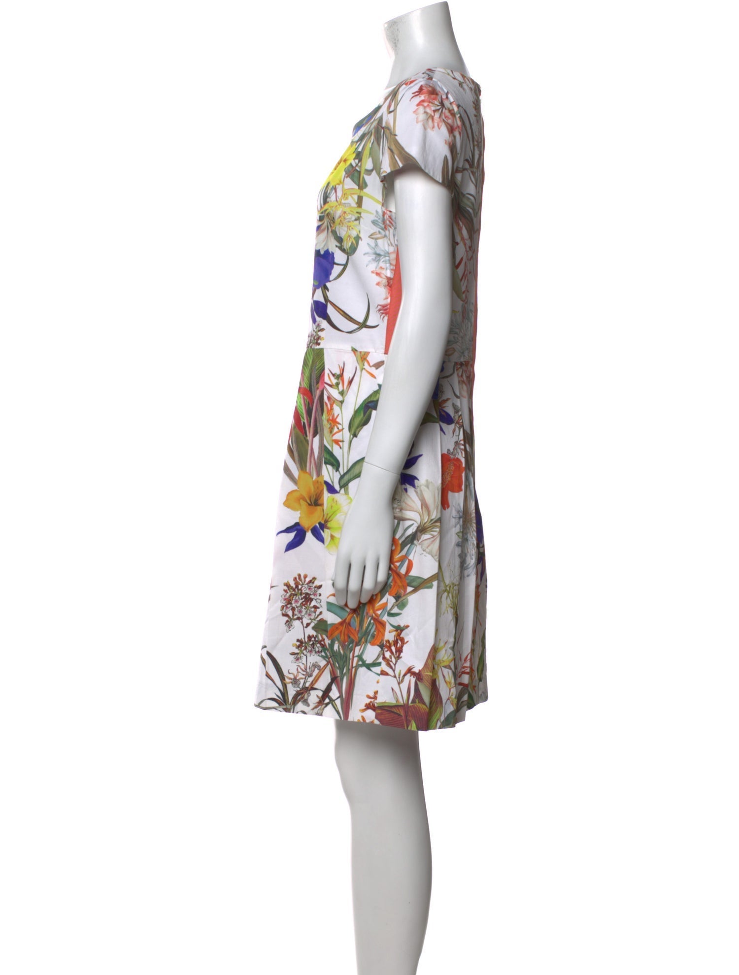 Blue Les Copains Silk Mini Dress