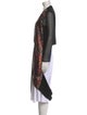 Blanc de Chine Graphic Print Open Front Tunic