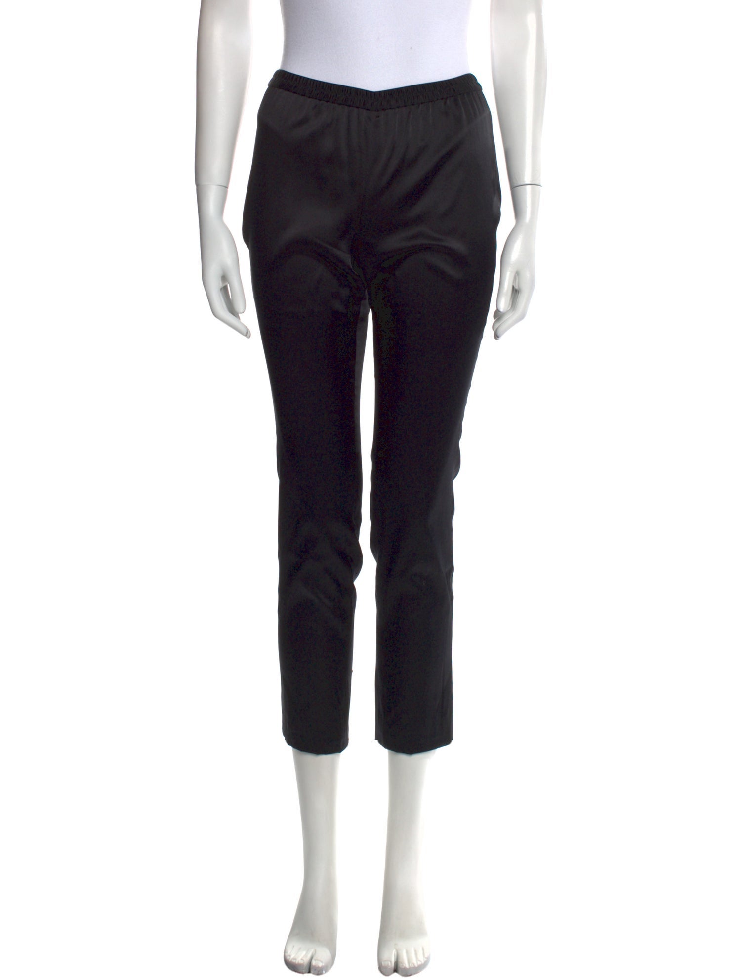 Blanc de Chine Silk Skinny Leg Pants