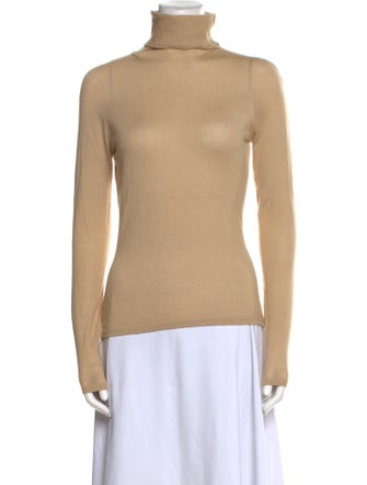 Blanc de Chine Cashmere Turtleneck Sweater