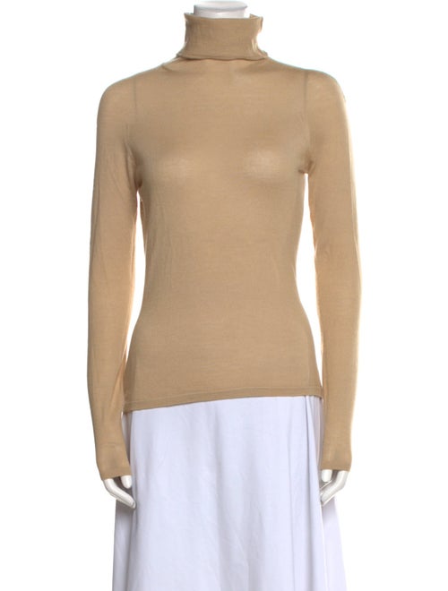 Blanc de Chine Cashmere Turtleneck Sweater