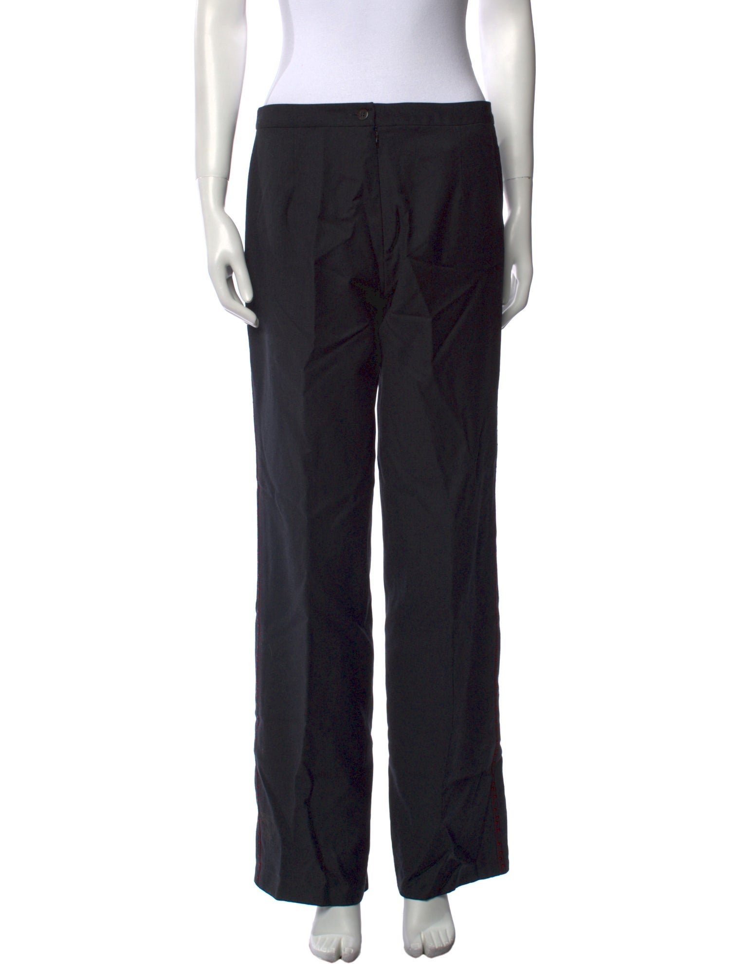 Blanc de Chine Wool Wide Leg Pants