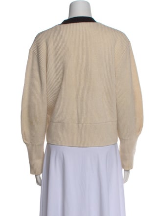 BLDWN Wool Colorblock Pattern Sweater