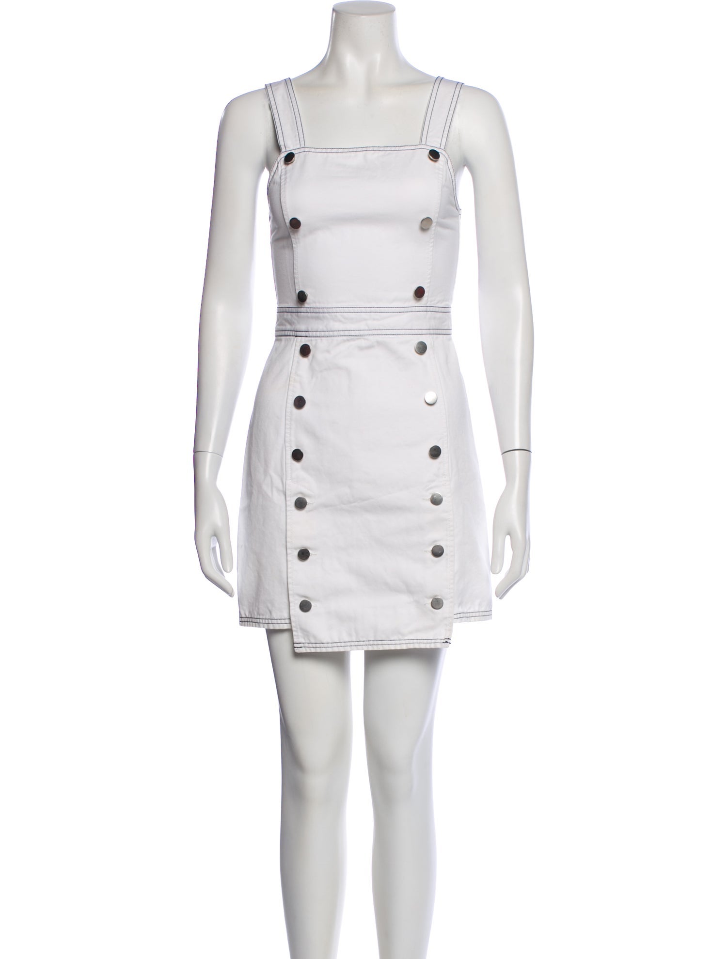 BLDWN Square Neckline Mini Dress