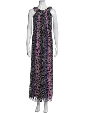 Blugirl Blumarine Dresses Printed Long Dress M