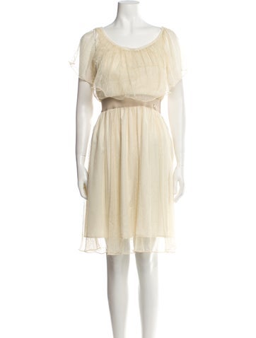 Blugirl Blumarine Dresses Lace Midi Length Dress IT 38 US 2 | XS