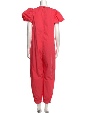 Blugirl Blumarine Plunge Neckline Jumpsuit