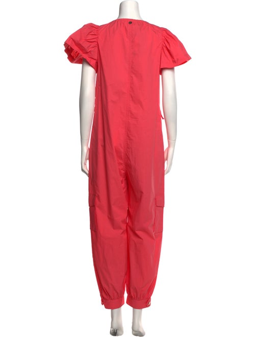 Blugirl Blumarine Plunge Neckline Jumpsuit