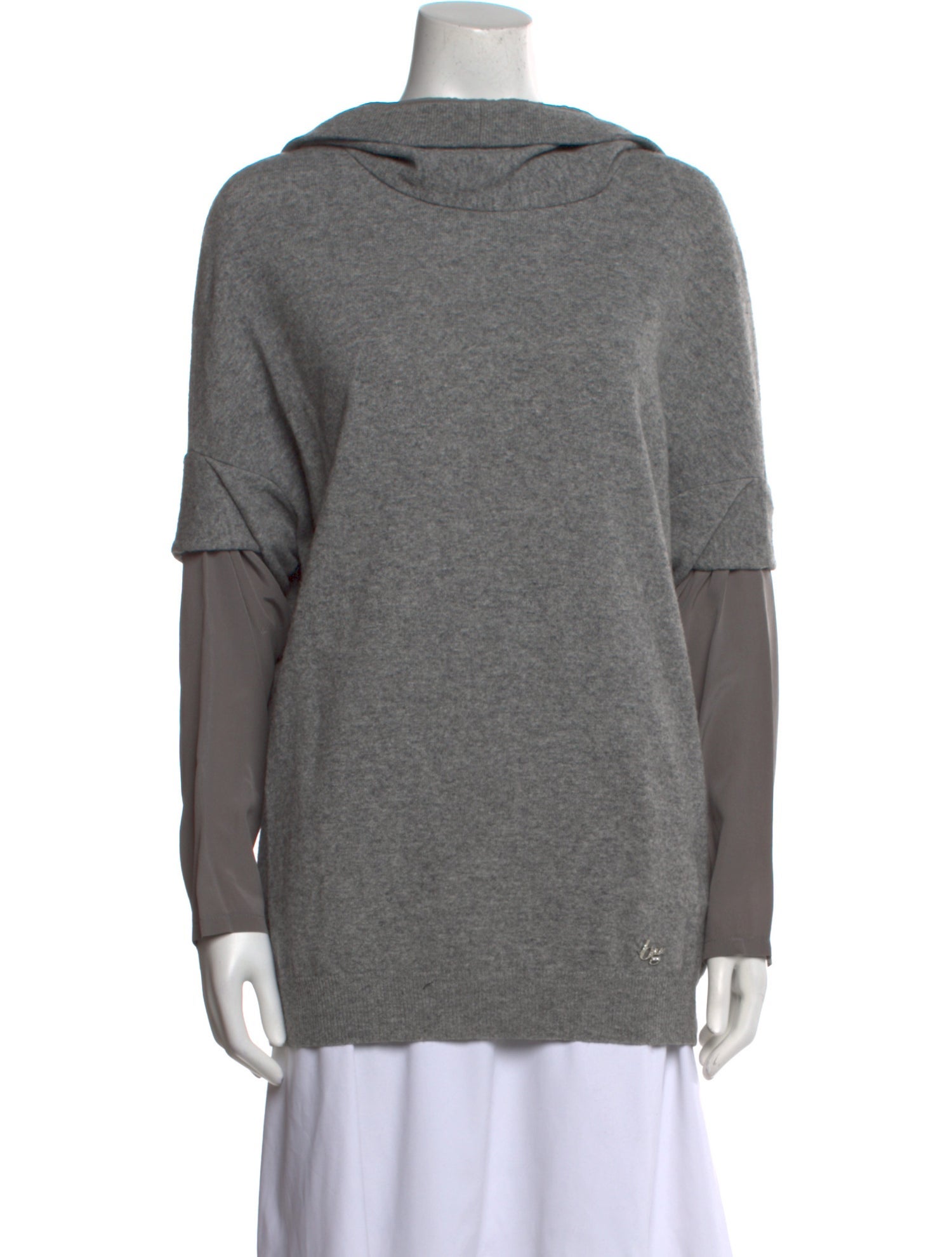 Blugirl Blumarine Wool Bateau Neckline Sweater