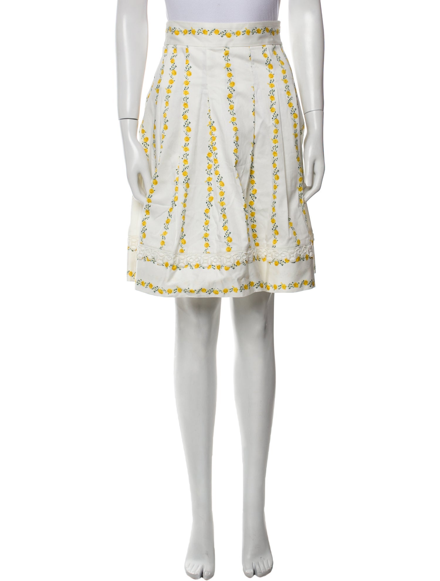 Blugirl Blumarine Floral Print Knee-Length Skirt w/ Tags