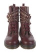 Blugirl Blumarine Leather Combat Boots