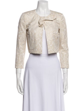 Blugirl Blumarine Tweed Pattern Evening Jacket