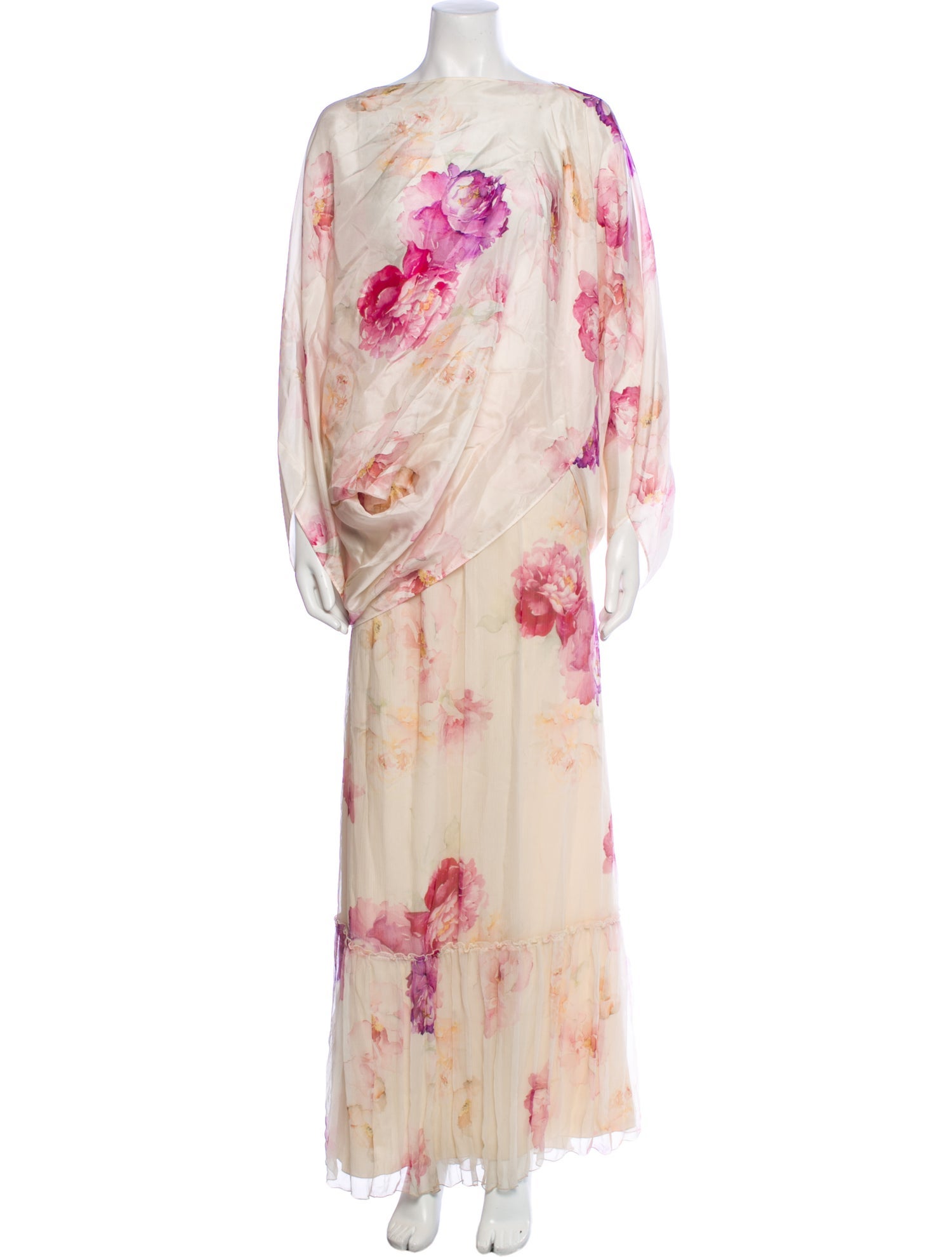 Blugirl Blumarine Vintage Floral Print Skirt Set