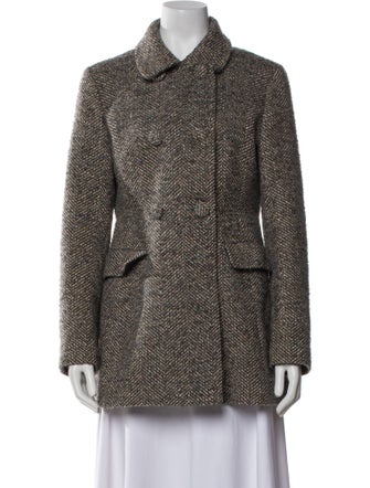 Blugirl Blumarine Wool Tweed Pattern Blazer