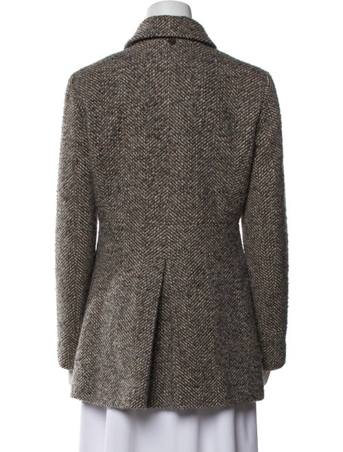 Blugirl Blumarine Wool Tweed Pattern Blazer