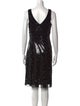 Blugirl Blumarine V-Neck Knee-Length Dress