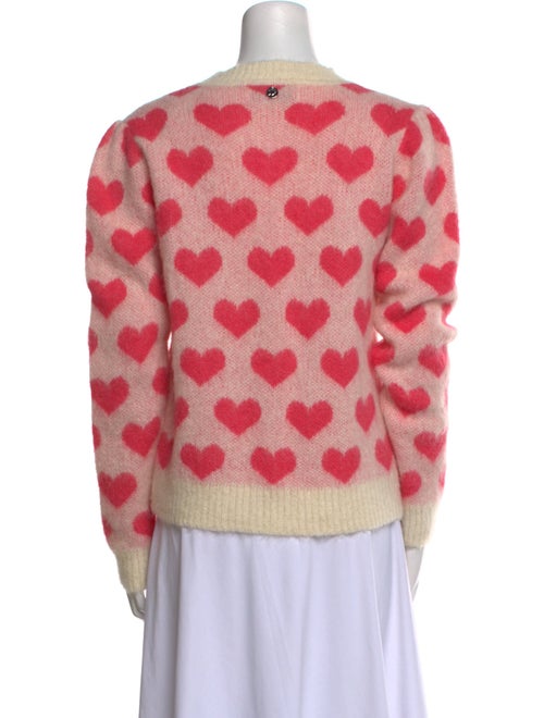 Blugirl Blumarine Printed Crew Neck Sweater