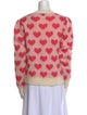Blugirl Blumarine Printed Crew Neck Sweater