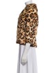 Blugirl Blumarine Fur Animal Print Fur Jacket