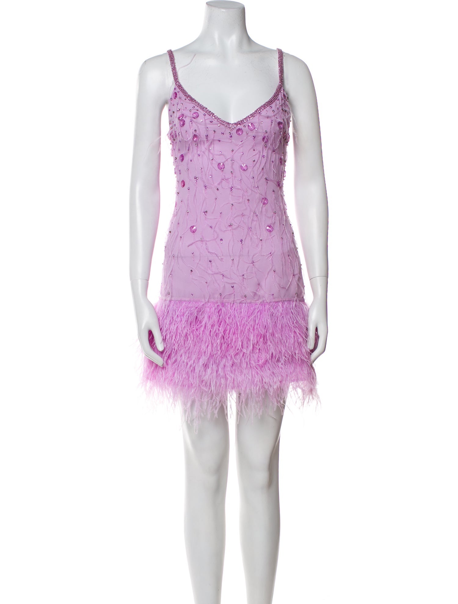 Blugirl Blumarine V-Neck Mini Dress